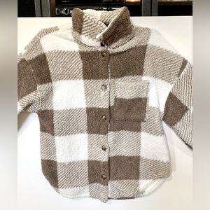 Le Lis Plaid Fleece Jacket